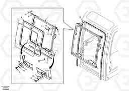 4548 Windshield EC55 SER NO 20001-, Volvo Construction Equipment