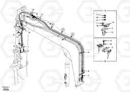 44505 Quikfit hydraulic on attachment. Double - acting EC55 SER NO 20001-, Volvo Construction Equipment