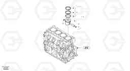 46156 Cylinder bush and piston L35B S/N186/187/188/1893000 - 6000, Volvo Construction Equipment