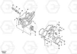 49183 Timing gear casing EC55 SER NO 20001-, Volvo Construction Equipment