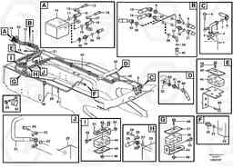 3484 Hoses to fan drive L180E HIGH-LIFT S/N 5004 - 7398, Volvo Construction Equipment