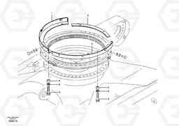 44742 Cover, Swing gear EC210B APPENDIX FORESTRY VERSION, Volvo Construction Equipment