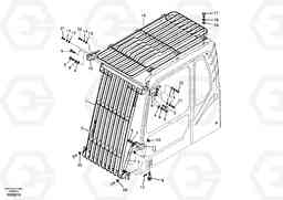 42139 Falling object guards EW160B, Volvo Construction Equipment