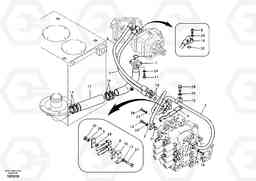 10043 Hydraulic system, hydraulic tank to hydraulic pump EC240B SER NO INT 12641- EU & NA 80001-, Volvo Construction Equipment