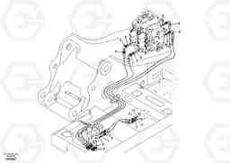 32473 Servo system, control valve to remote control valve pedal EC240B, Volvo Construction Equipment