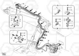 61916 Working hydraulic, dipper arm rupture for adjustable boom EC240B SER NO INT 12641- EU & NA 80001-, Volvo Construction Equipment