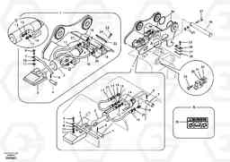 104587 Attachment bracket, quickfit EC240B SER NO INT 12641- EU & NA 80001-, Volvo Construction Equipment