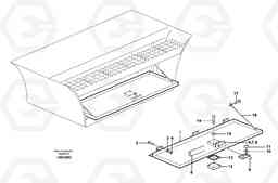 85097 Tool box EW140 SER NO 1001-1487, Volvo Construction Equipment