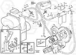 44049 Transmission: Oil filter, oil lines L330E, Volvo Construction Equipment