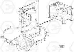 56347 Oil-bleed line, pump L330D, Volvo Construction Equipment