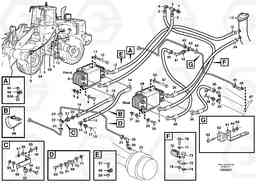 98716 Cooling system for brakes. L150C S/N 2768-SWE, 60701-USA, Volvo Construction Equipment