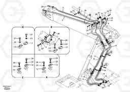 78749 Working hydraulic, dipper arm cylinder on adjustable boom EC290B SER NO INT 13562- EU & NA 80001-, Volvo Construction Equipment