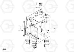 39008 Fuel tank with fitting parts EW55 SER NO 5630-, Volvo Construction Equipment