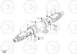 22286 Housing, rear axle EW55 SER NO 5630-, Volvo Construction Equipment