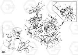 39191 Instrument panel, control panel EW55 SER NO 5630-, Volvo Construction Equipment