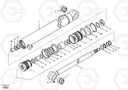 47135 Dipper arm cylinder EW55 SER NO 5630-, Volvo Construction Equipment