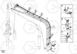 13124 Quickfit and rotator hydraulic boom EW55 SER NO 5630-, Volvo Construction Equipment