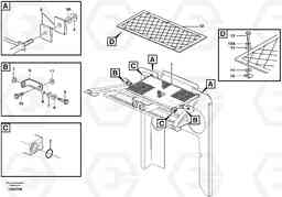 3773 Condenser for cooling agent R134a with fitting parts. L180E S/N 5004 - 7398 S/N 62501 - 62543 USA, Volvo Construction Equipment