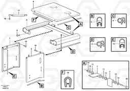 63208 Side hatches, front L120E S/N 16001 - 19668 SWE, 64001- USA, 70701-BRA, Volvo Construction Equipment