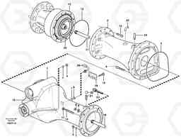 39556 Planet shaft, rear L60E, Volvo Construction Equipment