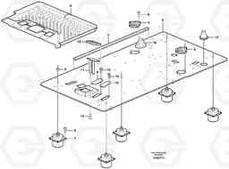 55094 Cabin floor EW160B, Volvo Construction Equipment