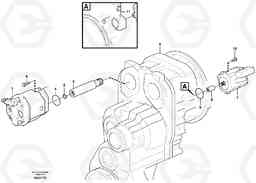 68028 Hydraulic pump with fitting parts L90E, Volvo Construction Equipment