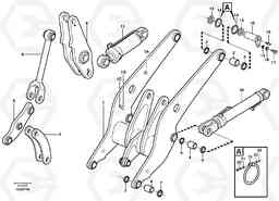 81360 Lifting frame work with assembly parts L70E, Volvo Construction Equipment