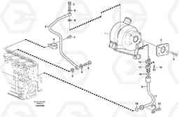 15461 Turbocharger with fitting parts L90E, Volvo Construction Equipment