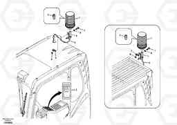 41251 Rotating beacon EC460B, Volvo Construction Equipment