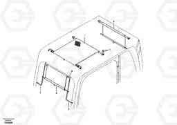 24548 Sun visor interior EC700B, Volvo Construction Equipment