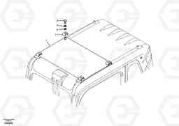 38463 Sun visor EC360B, Volvo Construction Equipment