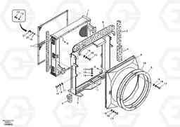 34911 Hydraulic system, oil cooler EC330B, Volvo Construction Equipment