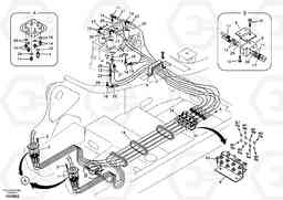 208 Servo system, control valve to remote control valve EC330B, Volvo Construction Equipment