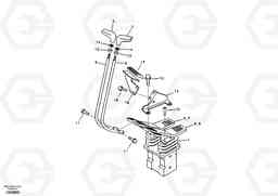 9202 Remote control valve pedal with fitting parts EC460B SER NO INT 11515- EU&NA 80001-, Volvo Construction Equipment