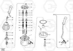 41358 Servo system, remote control valve EC460B, Volvo Construction Equipment