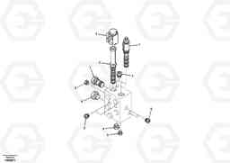 44593 Valve, quickfit EC460B, Volvo Construction Equipment