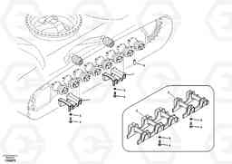 19100 Undercarriage, track guards EC330B, Volvo Construction Equipment