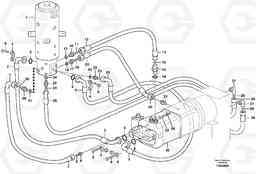 7757 Hydraulic system, transport in undercarrige EW200B, Volvo Construction Equipment