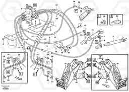 70377 Distribution block, B2. L180D, Volvo Construction Equipment