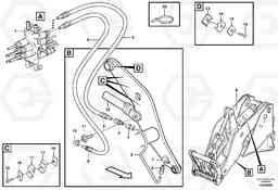 70378 Distribution block, B2. L180D, Volvo Construction Equipment