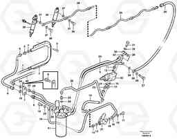 23646 Fuel pipes, radiator - injection pump A25D S/N -12999, - 61118 USA, Volvo Construction Equipment