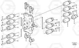 39028 Distribution block, B2. L150D, Volvo Construction Equipment