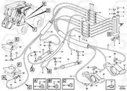 70384 Distribution block, B1. L180D HIGH-LIFT, Volvo Construction Equipment