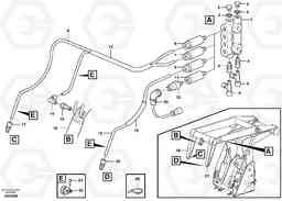 70386 Distribution block, B4. L180D HIGH-LIFT, Volvo Construction Equipment