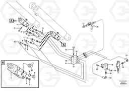 37977 Hose rupture valve, boom cylinder EW160B, Volvo Construction Equipment