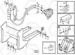 32875 Log pusher ATTACHMENTS ATTACHMENTS WHEEL LOADERS GEN. D - E, Volvo Construction Equipment