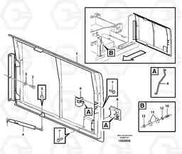 11934 Door left EW140B, Volvo Construction Equipment