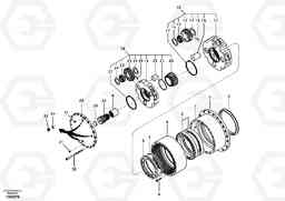 94286 Travel gearbox EC150, Volvo Construction Equipment