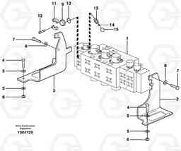 17900 Main valve assembly with fitting parts EW180B, Volvo Construction Equipment