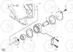 9895 Pump drive power take-off EW170 SER NO 3031-, Volvo Construction Equipment